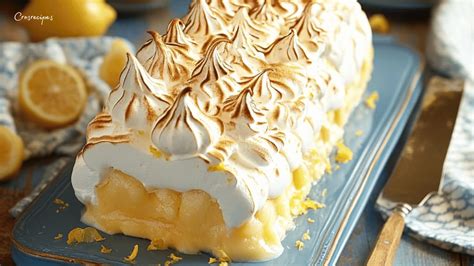 présentation de la meringue glacée