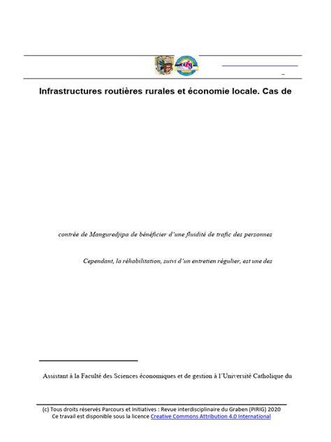 caractéristiques routières et localisation locale