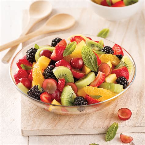 Illustration d’une salade de fruits colorée et fraîche