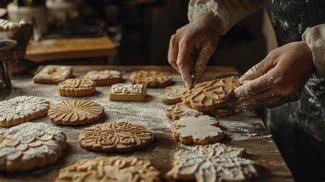 illustration d'ambiance de biscuiterie artisanale