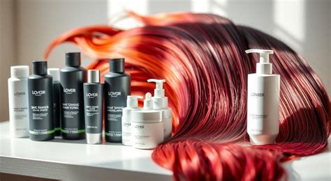 Routine capillaire pour cheveux colorés roux