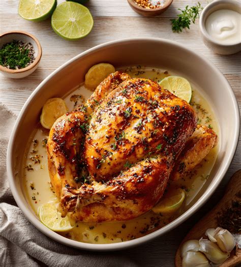 Poulet braisé juteux et doré