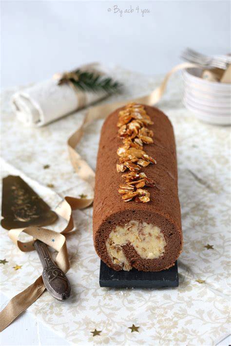 Rosace en chocolat et amandes caramélisées (idée de décoration)