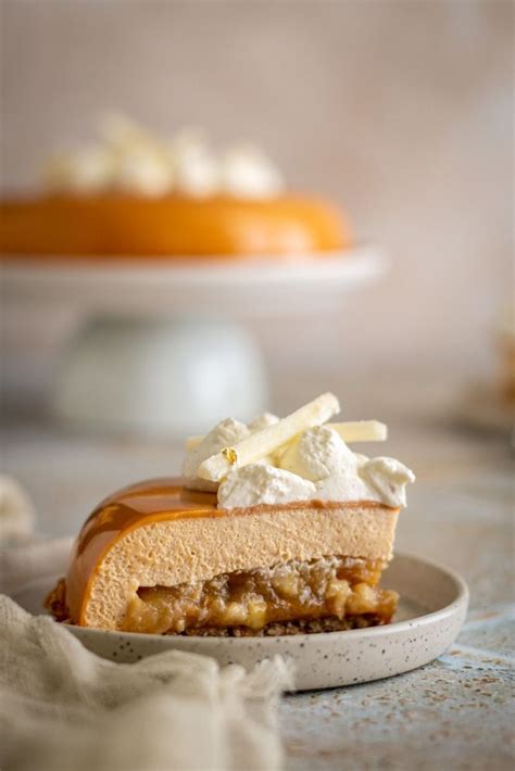 Palette de saveurs et textures: caramel, pomme, Dulcey, biscuit