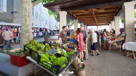 Carte des marchés et terroirs locaux du Gers illustrant les points de vente