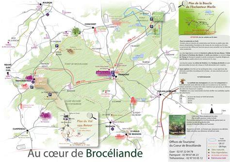 Carte de localisation du 5B et de la forêt de Brocéliande