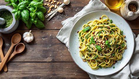 Infographie: comment utiliser le pesto en apéro et en pâtes