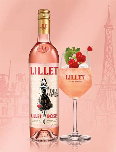 Infographie: Lillet Rosé et ses notes aromatiques, accords et usages