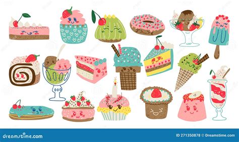 Illustration: assortiment de desserts festifs