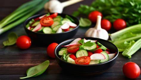 base croquante crackers et légumes frais