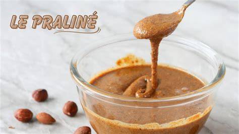 Image d’un praliné en train d’être mixé