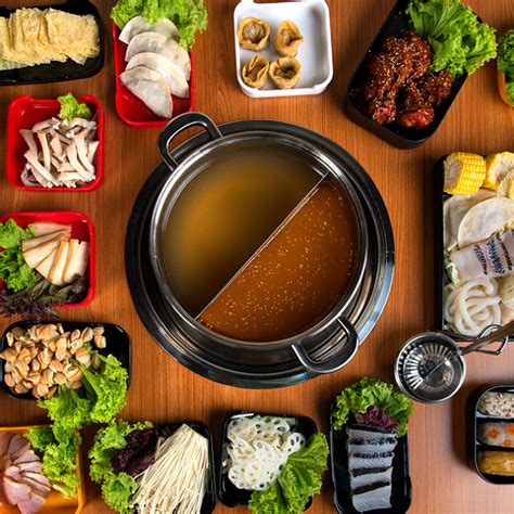 Infographie: Bouillon de fondue chinoise et accompagnements