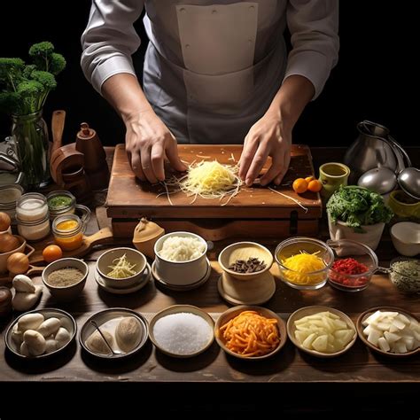 Schéma du processus: préparation et cuisson à la fondue