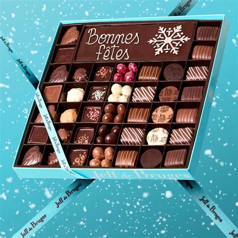 Infographie: Parcours de confection chez Jeff de Bruges et choix de cadeaux