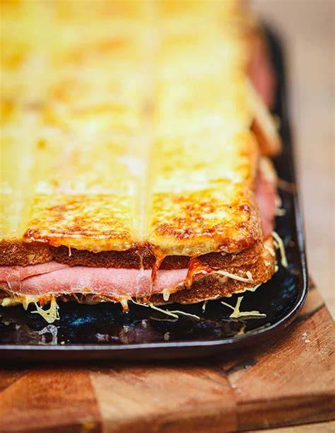 croque-monsieur XXL dans moule cubicube