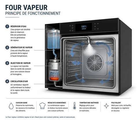 Schéma vapeur du four pour croûte punchy