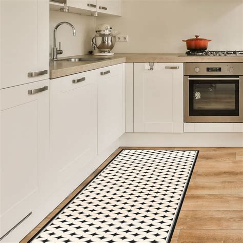 Tapis en vinyle dans une cuisine