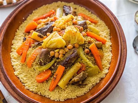 Couscous familial coloré