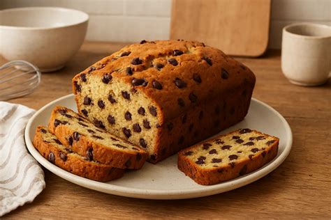 Ingrédients pour gâteau aux pépites de chocolat