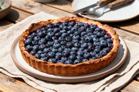 Infographie: étapes clés pour réussir une tarte aux myrtilles