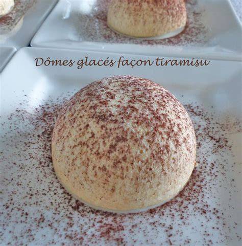 Schéma de montage des dômes glacés tiramisu en moule silicone
