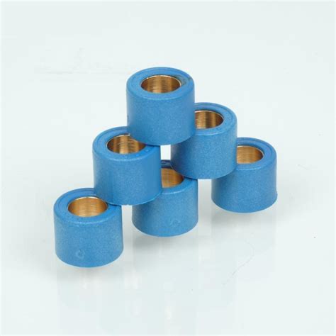 Comparaison visuelle de galets de variateur neufs et usés