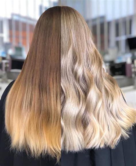 Cheveux avec un effet glaçage subtil sur les pointes