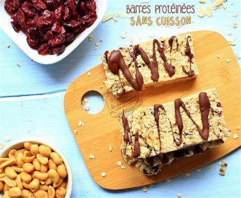Barres protéinées sans cuisson - schéma du montage et de la coupe
