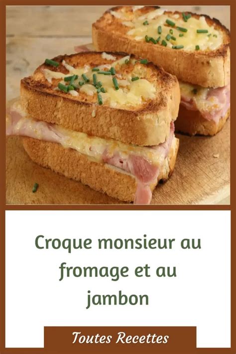 Assemblage de croque-monsieur avec jambon et fromage