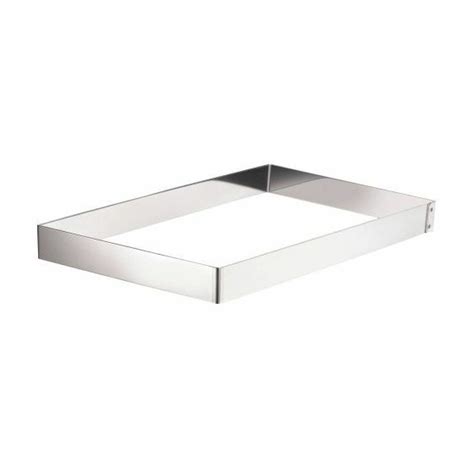 Cadre à pâtisserie rectangulaire en inox