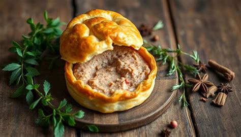 Ingrédients pour un pâté en croûte