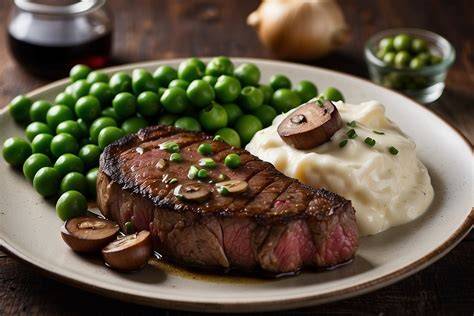 Infographie: étapes clés des steaks de petits pois et buns