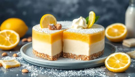 Entremets individuels au citron