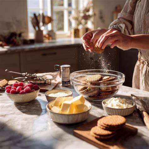 Infographie: étapes de préparation et composition du crumble spéculoos