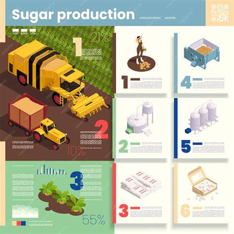Illustration infographique des étapes clés et des quantités