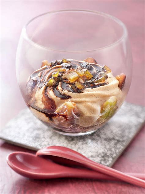 Verrine gourmande avec confit de figues