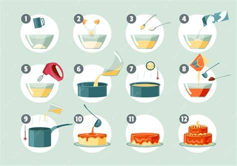 Illustration étape par étape: préparation de la pâte et disposition des raisins dans le plat